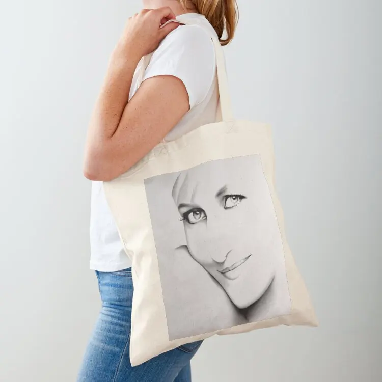 

Princess Diana Minimal Portrait Tote Bag Beach bag Large bags for women Lady bags Handbags women
