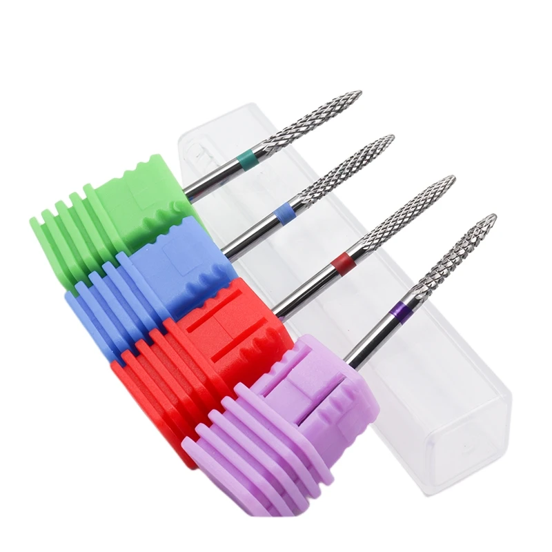 1pcs  FA0214 Pro carbide Nail Drill Bits Nail Art Electric Drill Machine Files Nail Art Tools Cuticle Remover Burs