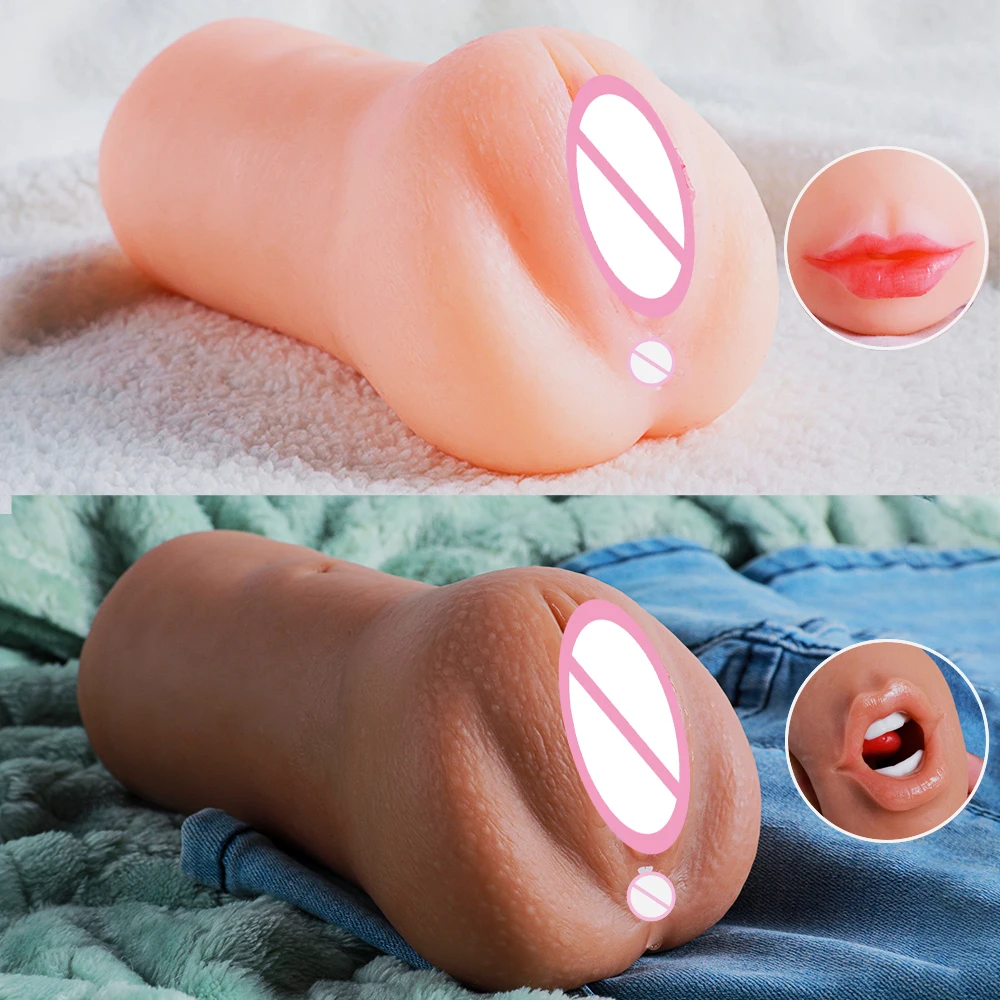 3 In 1 Masturbator Man Blowjob Pussy Anal Sex Toys For Men Masturbation Tools Suction Silicone Male Masturbators Cup