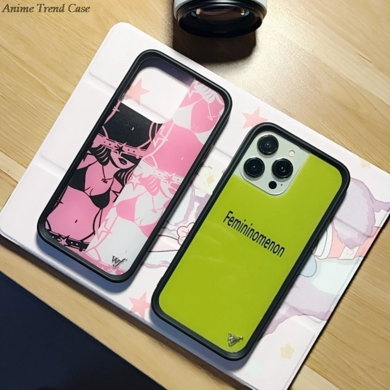 

Wildflower 3D Bikini Girl swimsuit Femininomenon Phone Case for iPhone 16 15 14 13 12 17 Pro Max Plus 16pro 15pro WF Cover Funda