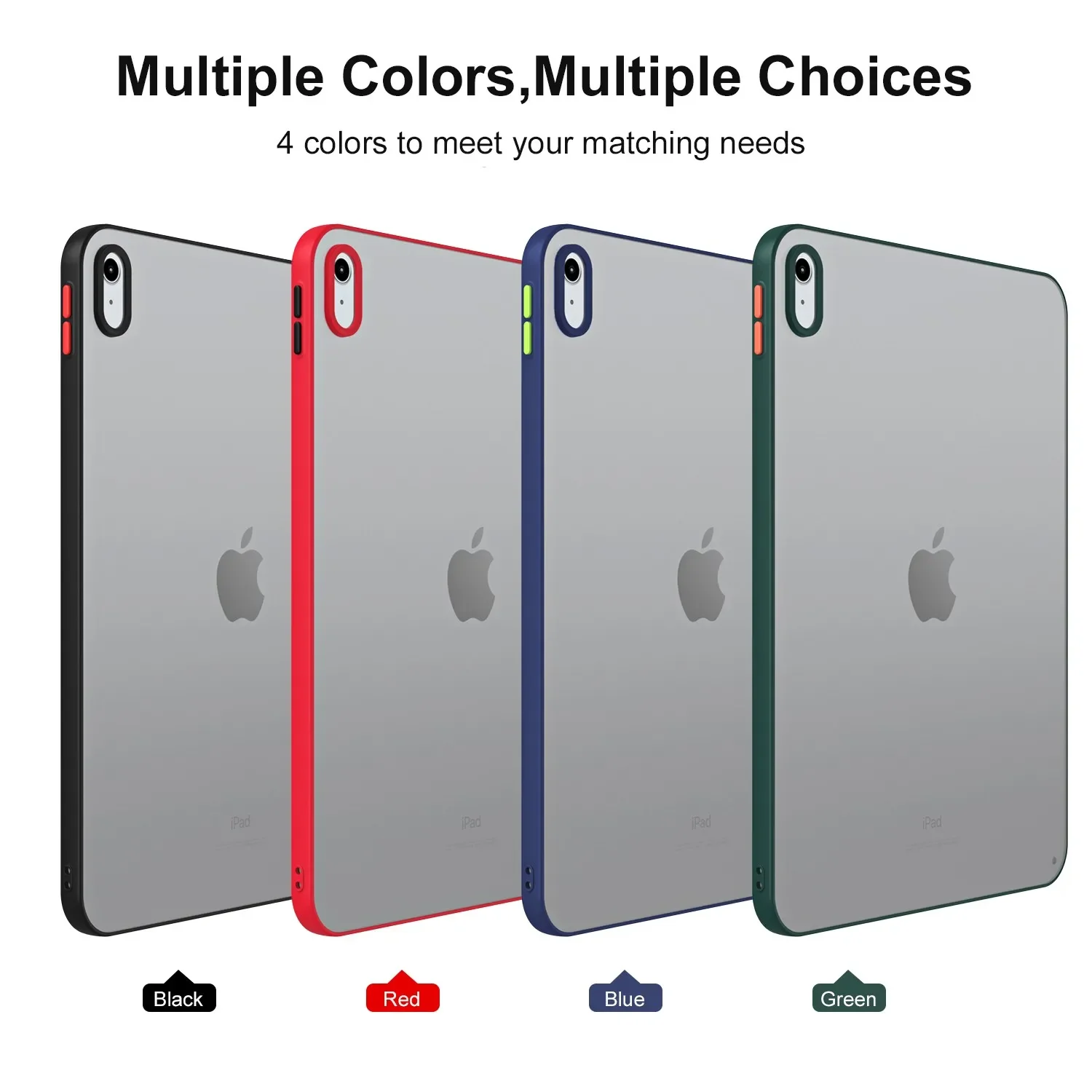 Case For iPad 10.9 2022 7 8 9th 10.2 Inch For Pro11 Mini 6 4 5 3 2 1 Air5 4 3 2 Cover for iPad 2 3 5th 6th 9.7 TPU Protect Shell
