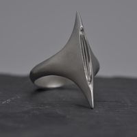 Retro The Sword of Maria Ring For Women Silver Color Punk Gothic Open Ring Handmade Unisex Designer Jewelry Accessories Gift