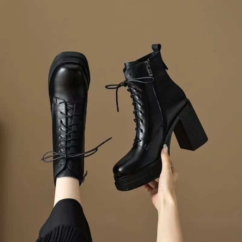 

Super High Heels Women Ankle Boots Fashion Shoes Dress Designer Woman Boots 2026 Winter Sexy Chelsea Botas De Mujer Plus Size 42