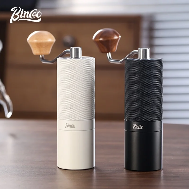 BINCOO Manual Coffee Grinder 7-Core Hexagonal Steel Burr Precision Hand Coffee Bean Mill Portable Espresso Coffee Grinder for Ho