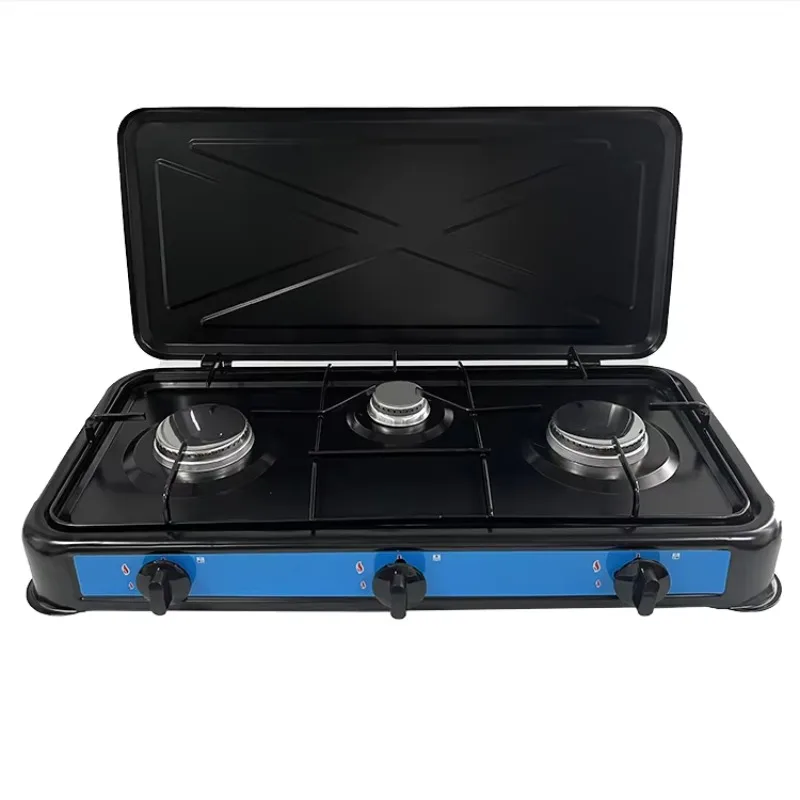 

Gas Portable Low Cost 3 Burner Hob Price Offer Indoor Portable Cooker