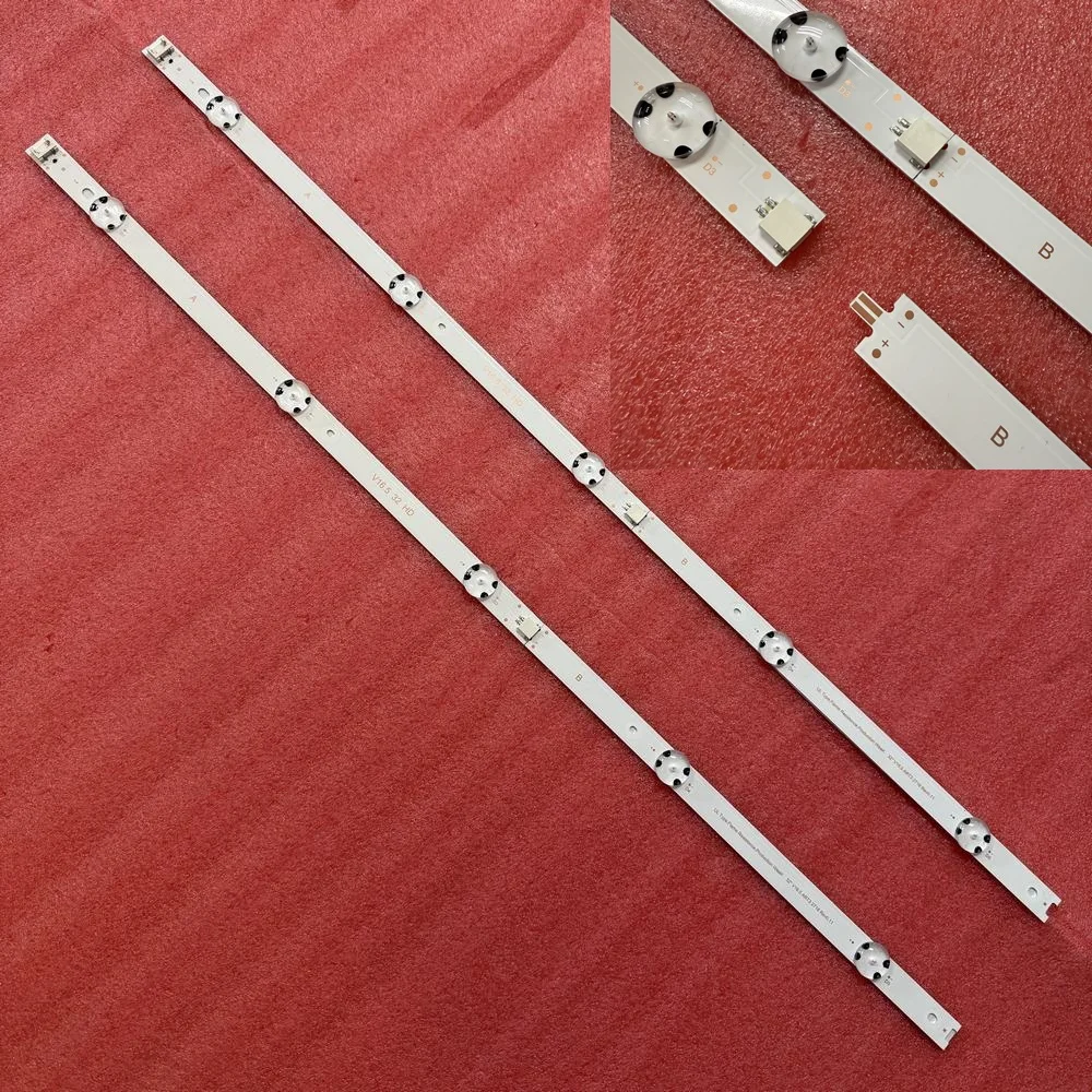 

2pcs/set LED Backlight strip for 5LED TV 32LH570U 32LH515B 32LJ600b V16.5 32 HD ART3 2718 6916L-2718A 2718B