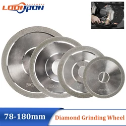 78-180mm Electroplated Flat Diamond Grinding Wheel Metal Milling Sharpener Grinder Accessories 10mm Thickness 150#