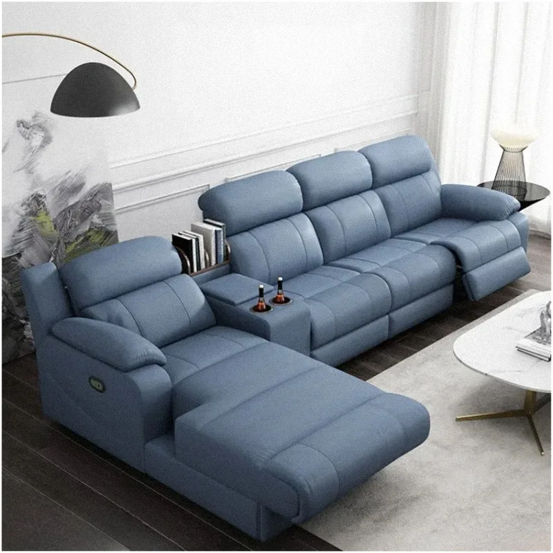 Designer Cushion Recliner Sofa Strong Armrest Extendable Relax Recliner Sofa Modern Lazy Oversized Divani Moderni Home Furniture