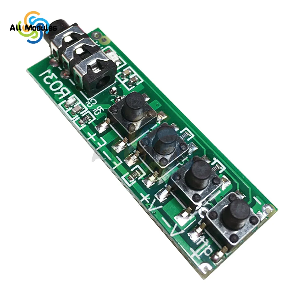 RDA5807 FM Stereo Radio Receiver Board Module Two-channel Stereo 76.0MHz~108.0MHz Frequency Modification DC 2.8V-12V FM Radio