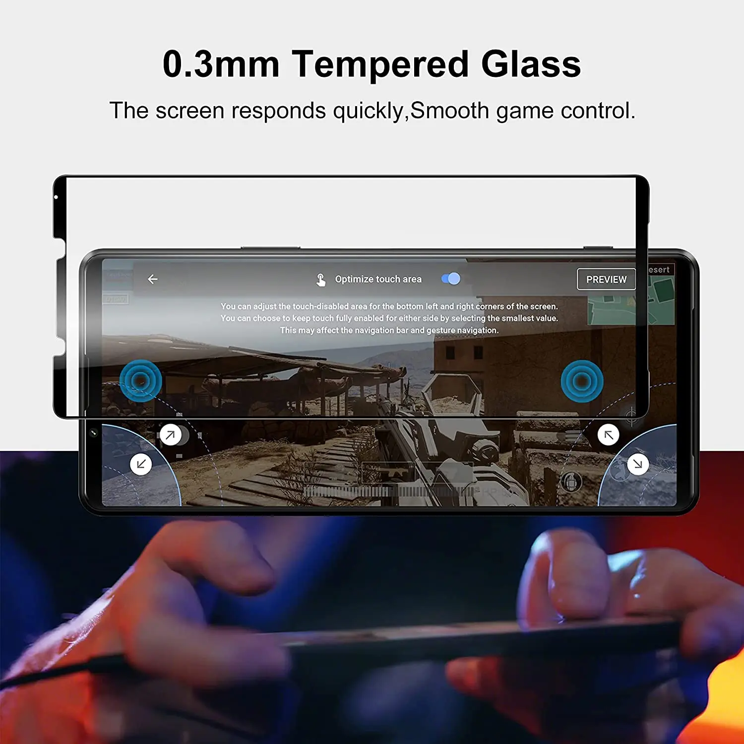 Full Cover Tempered Glass For Sony Xperia 1 5 10 IV II III 2023Screen Protector with HD Lens Protector On For Sony Xperia1 Pro-I