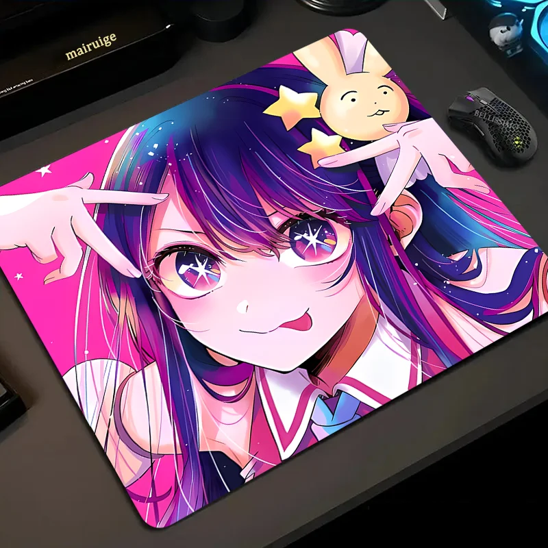 Japanese anime Ai Hoshino mouse pad Computer mouse pad 40x90cm large Kawaii Office waterproof lock edge XXL large desk mat