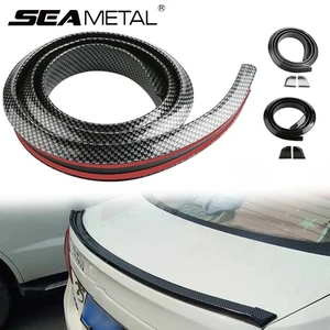 Seament-university carbon fiber spoilers bright black, diy refit, car-slyling accessories, 5d, 1.5m 10 Main Sales Universal Aerofolio - №2