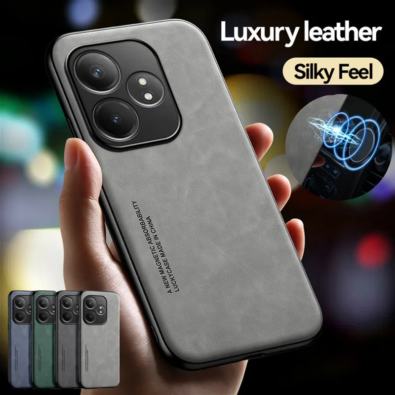 Skin Feeling Shockproof Case for Realme GT 6 6T GT6 GT Neo6 SE Protective Magnetic Cover Coque Funda Capa