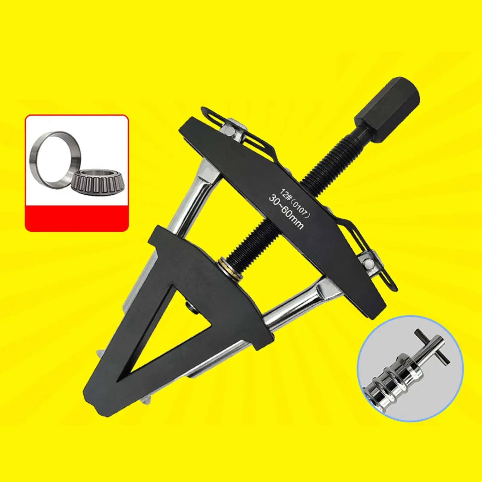 Bearing Puller Tool Professional Sturdy Accessories Black Adjustable Two Jaw Puller Tool Bearing Puller/remover Pulley Puller