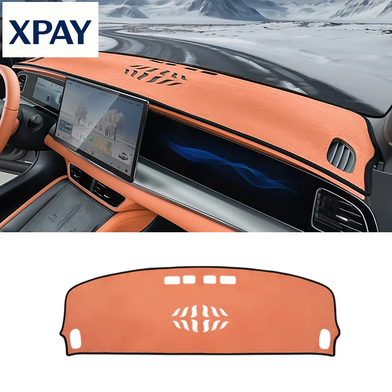 New For  BYD Sealion 7 2024 Dashboard Light-blocking Pad Flip Plush Light-blocking Pad Light Shield Sunshade Automobile Supplies
