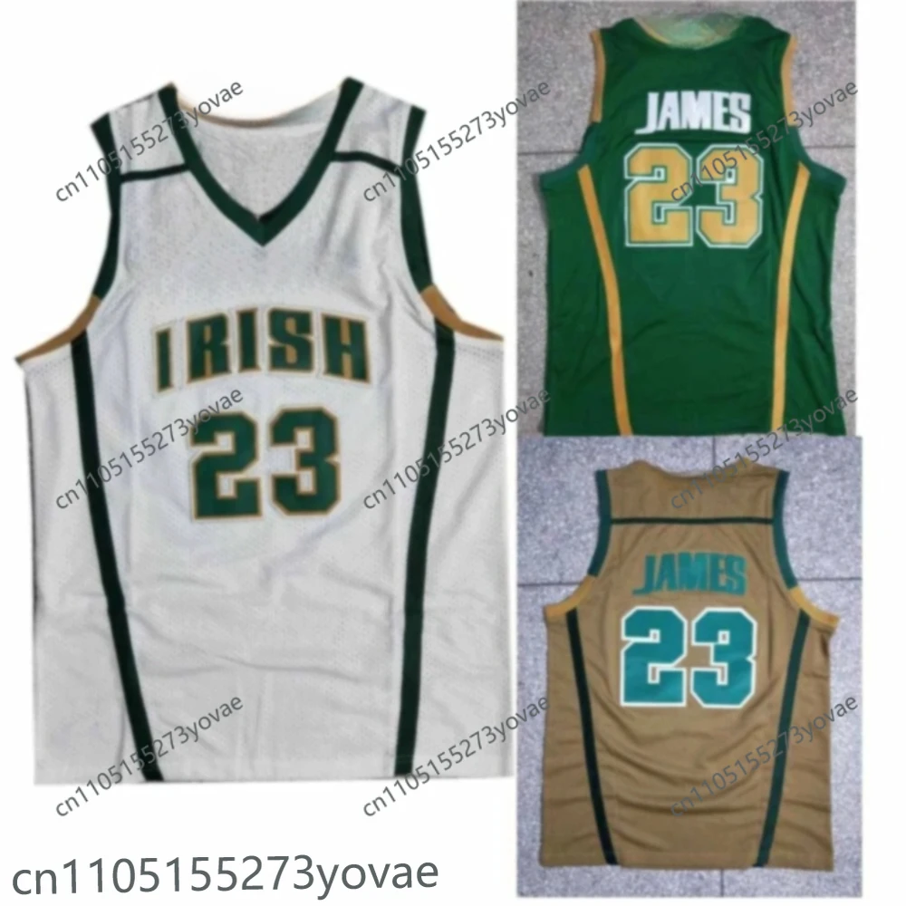 

3Dprinted Men's Retro James #23 St Vincent High School Basketball Jersey