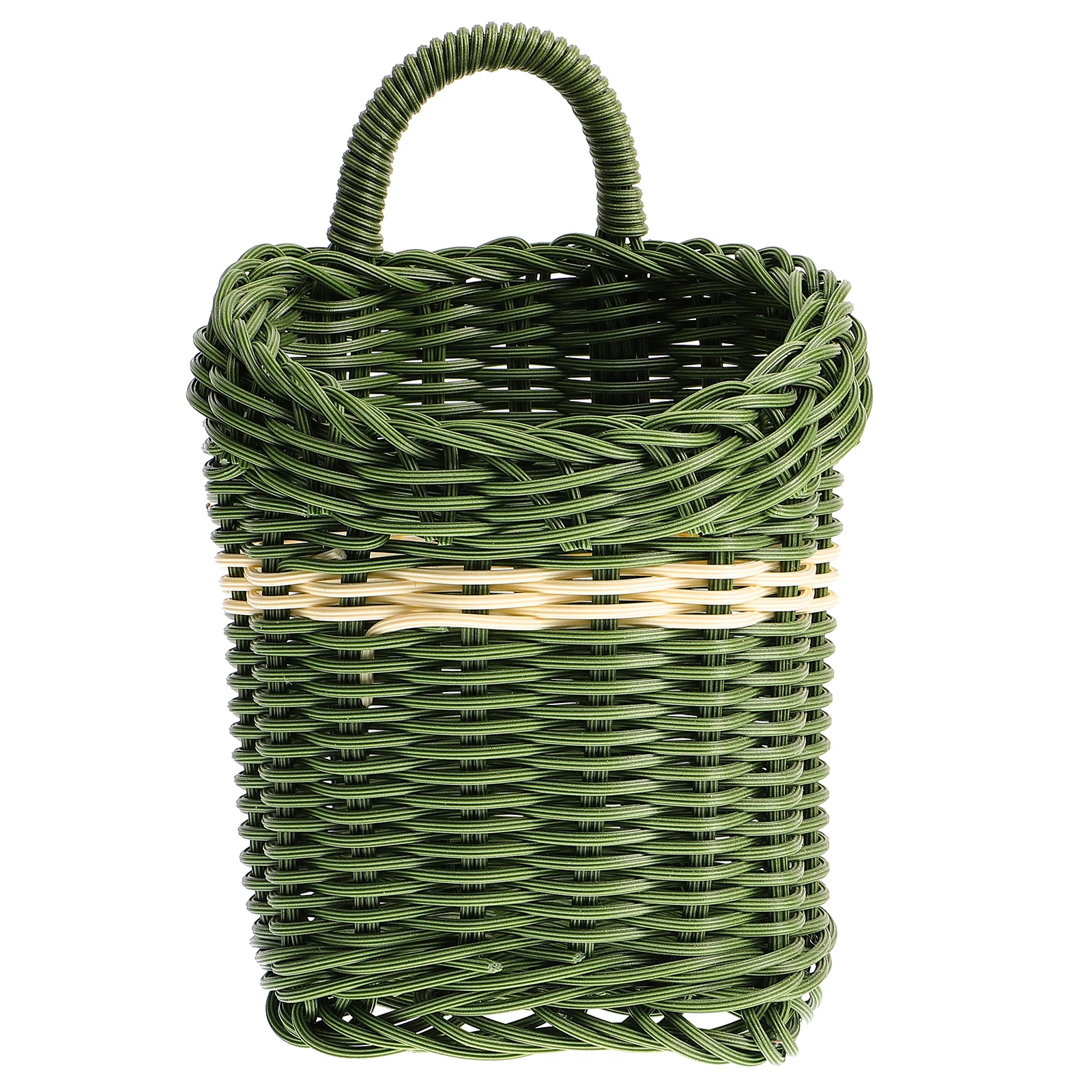 

Stylish Woven Storage Basket Hanging Wall Garlic Vegetable Organizer Holder For Kitchen Bedroom Bathroom Space Saving Woven