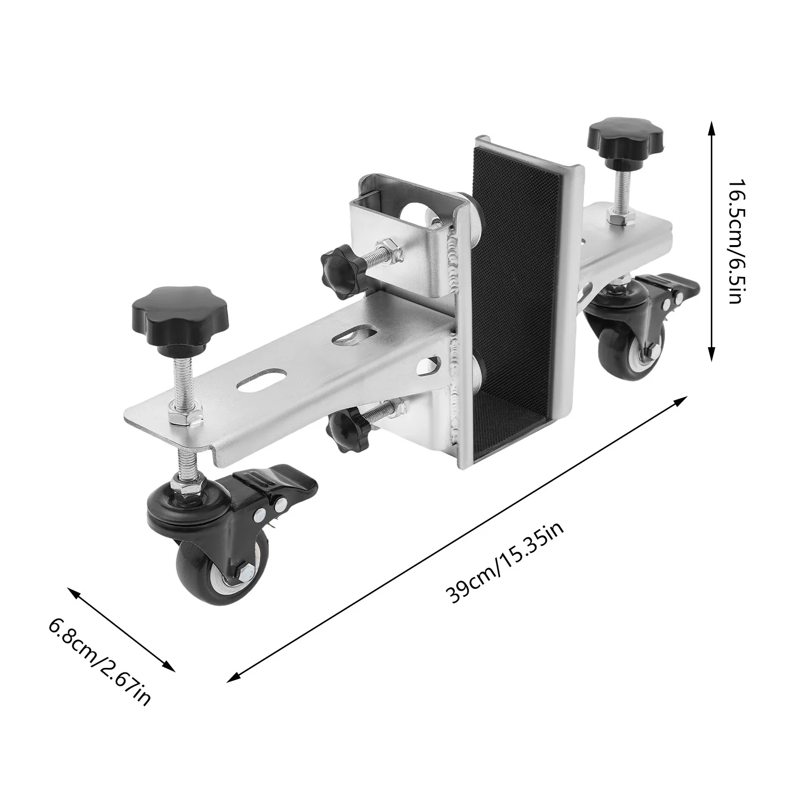 Herramienta de instalación de puertas de 2 piezas, Kit de instalación de puertas de transporte de paneles pesados con 4 soportes de placa de presión de 300 libras
