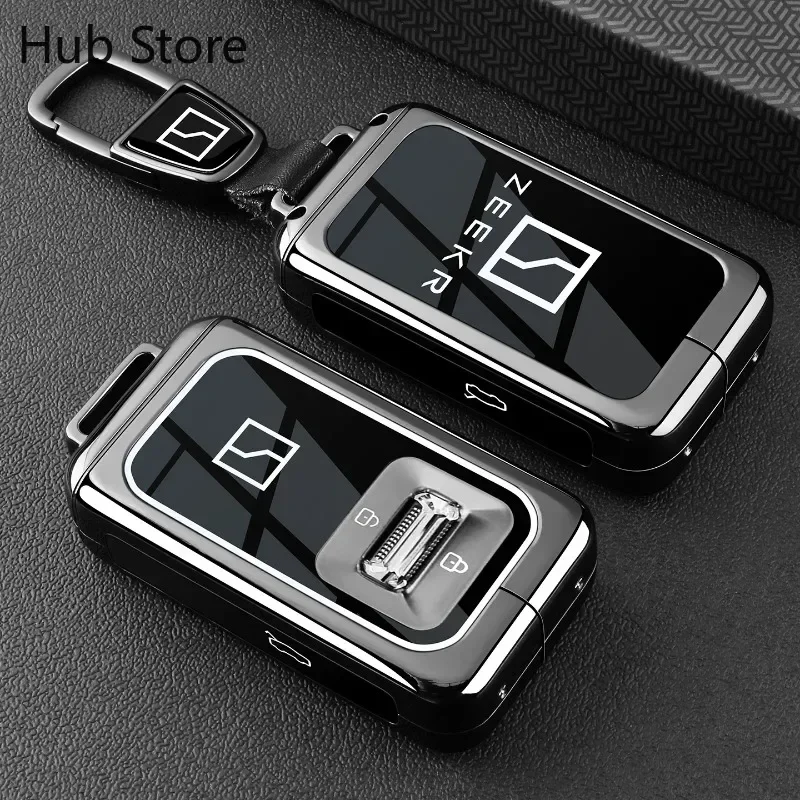 For Zeekr 9X 001 Max/Ultra 2025-2026 Special metal key chain bag High end personalized key protection case