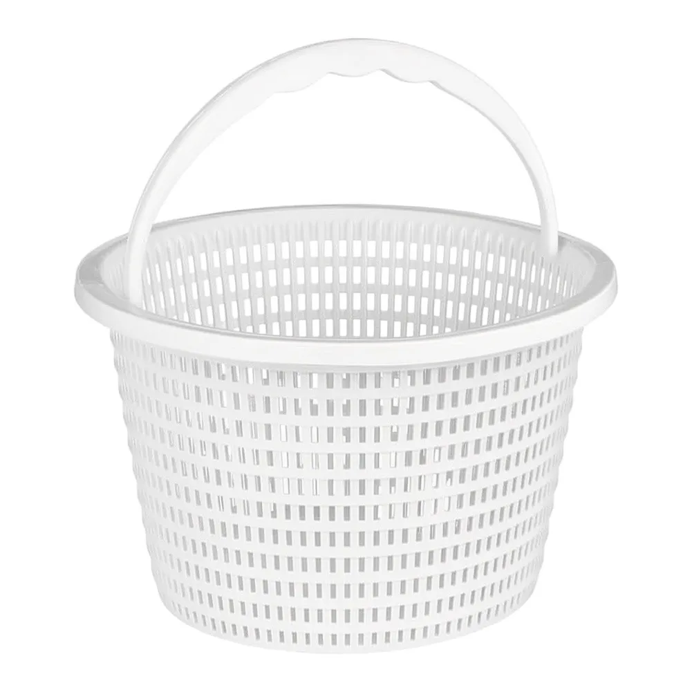 Pool Skimmer Basket with Handle 20 cm Size for Efficient Debris Collection in Swimming Pools and Indoor Drains