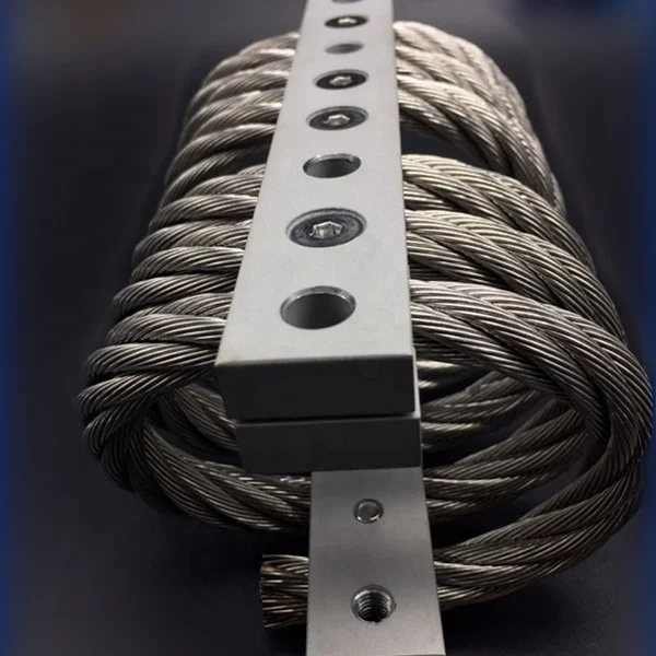 Parti meccaniche Isolamento delle vibrazioni degli urti Trasporto terrestre Utilizzato JGX-0956D-75A Isolatore di fune metallica in acciaio inossidabile