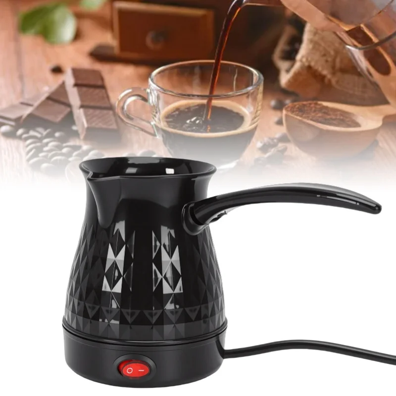 Electric Turkish Coffee Pot 600ml Stainless Steel 600W Turkey Coffee Machine For Home Travel Camping view 3