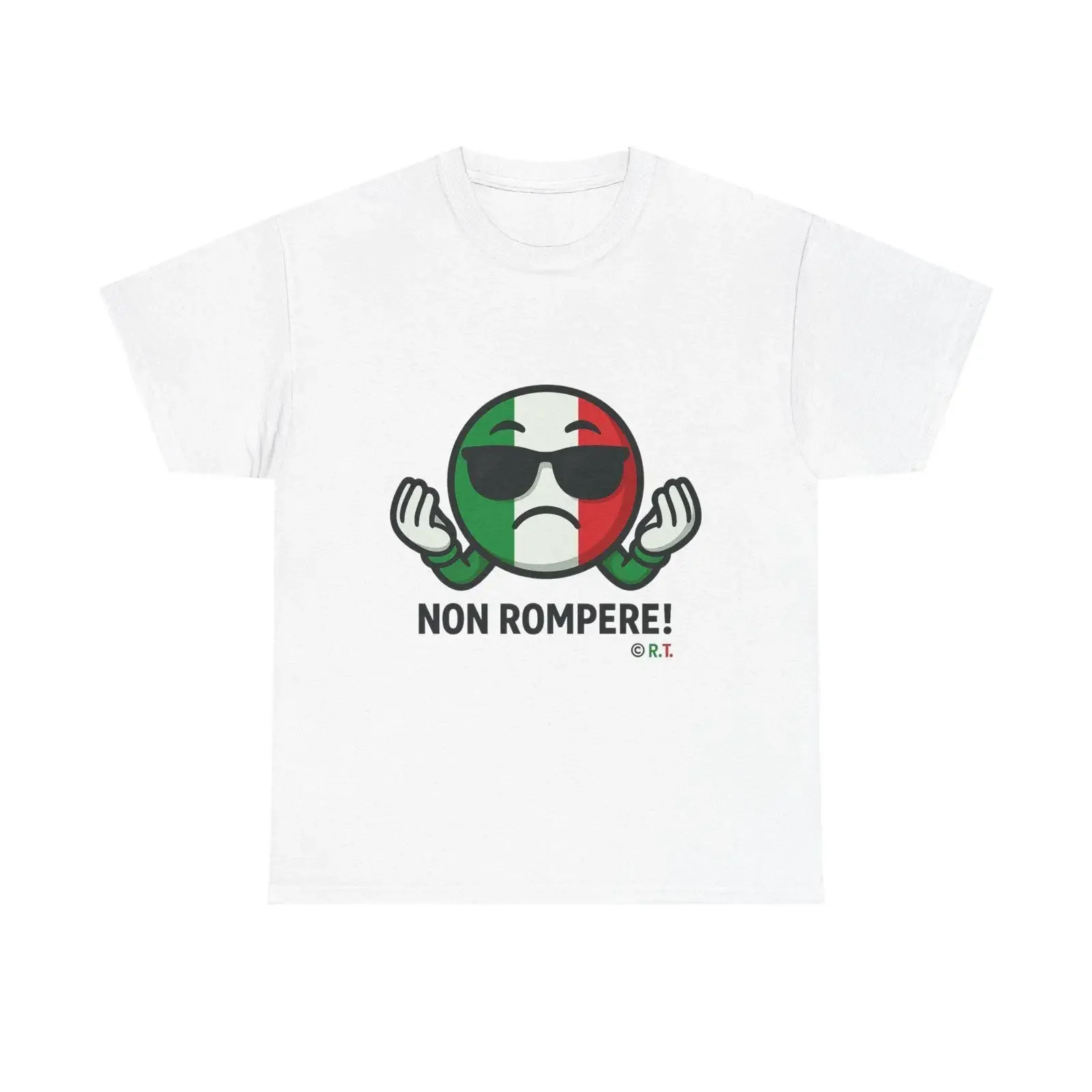 Funny Italian T Shirt Non Rompere for Italians Quirky Humor  vintage Washed Casual Breathable Stylish Slightly designer clothes