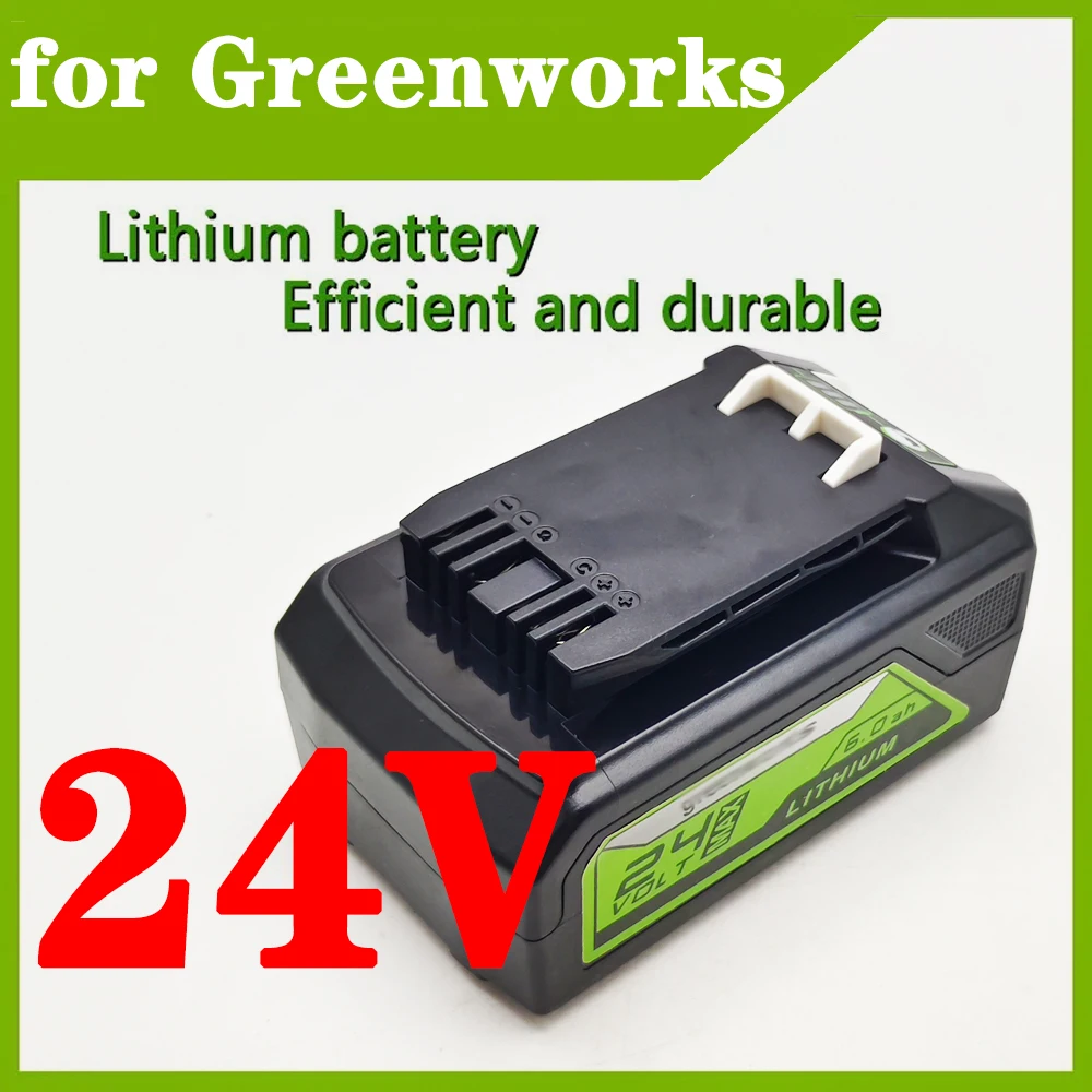 

24V 5000mah Li-ion Rechargeable Battery for Greenworks 24V Power Tools 29842 29852 29322 20362 MO24B410 MO48L4211