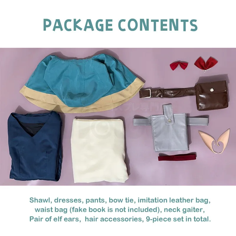 هولون لذيذ الزنزانات ميشي أنيمي مارسيل تأثيري حلي شعر مستعار شال عباءة سروال فستان روز صافي هالوين هدية الكريسماس