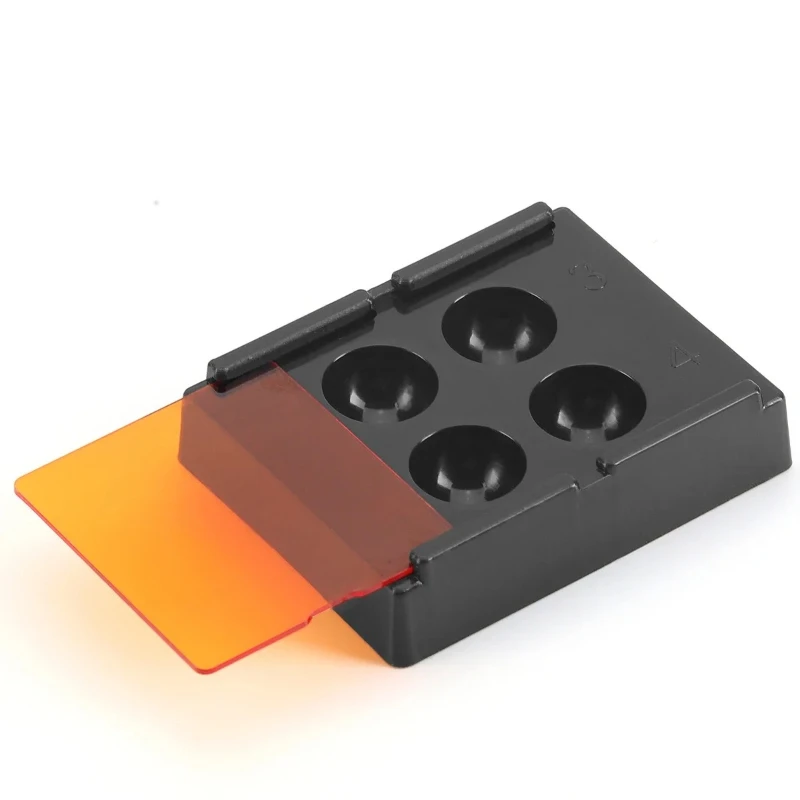 30Pcs 4 Holes Dental Veneer Storage Box Teeth Patch Shading Light Storage Case Denture Retainer Molar Boxes