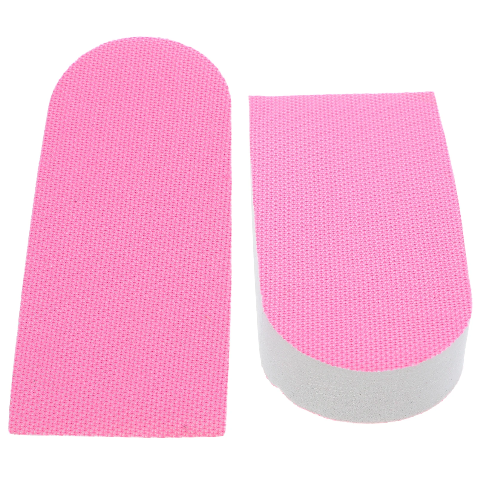 

1 Pair Invisible Height Boosting EVA Heel Inserts Pink Soft Insoles Women Shoe Lifts Comfort Support Pads Durability Shock