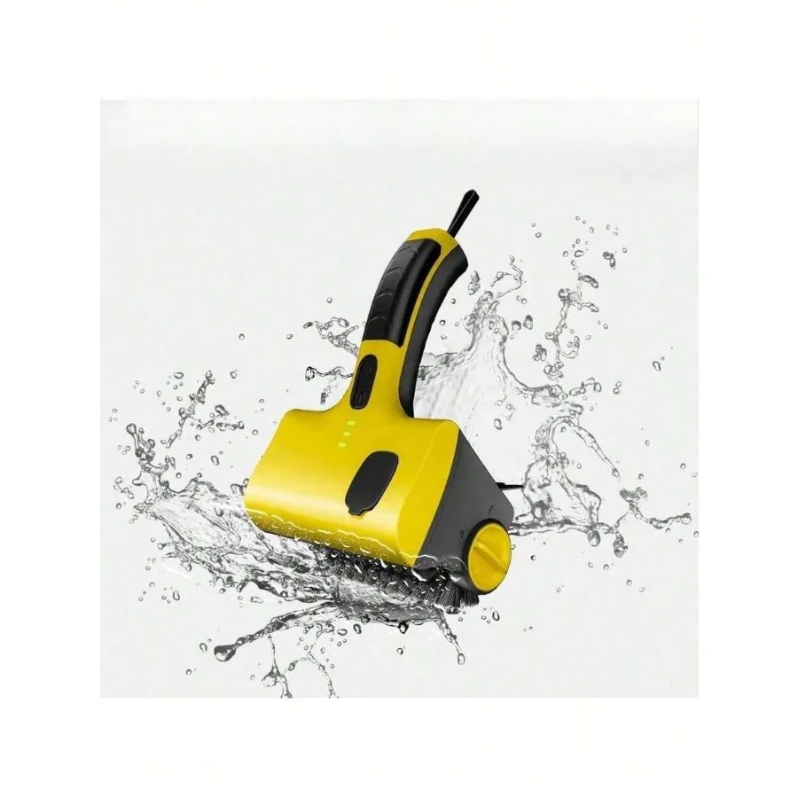 

Cordless Electric Grill Brush With 360° Rotating Head - Dual Interchangeable Bristles PP and Steel Wire,2-Speed Settings, 40min