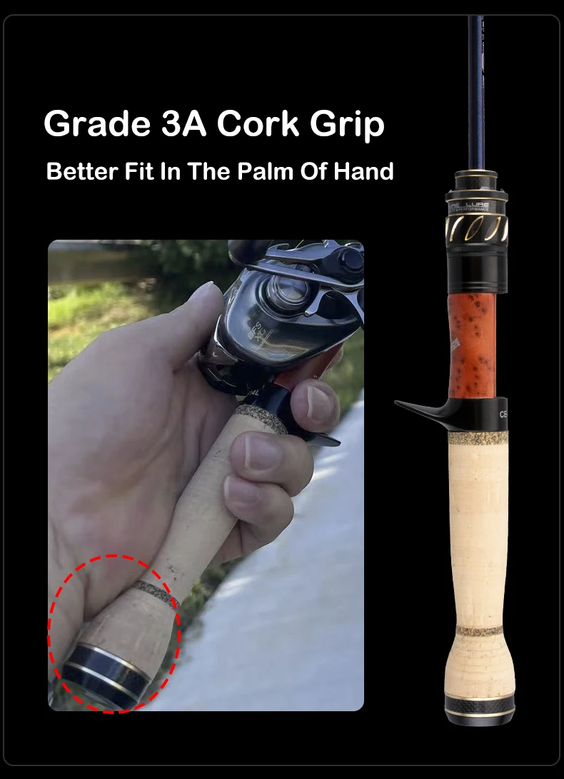 PURELURE CREEK DANCE Forellenrute BFS Fishing Casting UL Spinning Light Travel Rod Stream Ejection Rod Fuji Alconite Ring Barsch – Detail 30