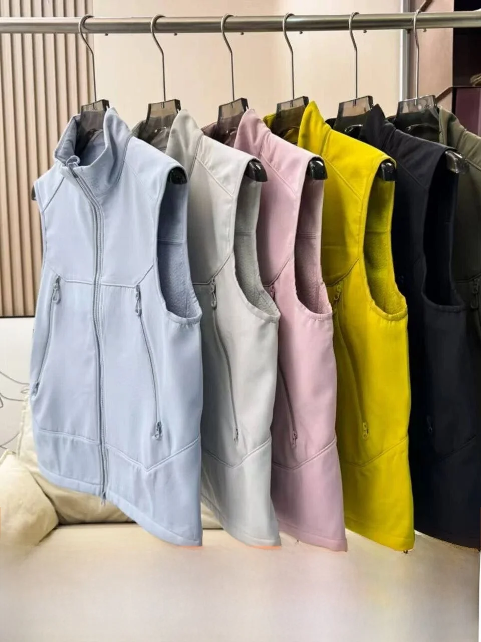 Thermal Locking Spring Autumn New Men Women Couple Fleece Soft  Vest Honeycomb Technology Fleece Insulated Casual Style ...