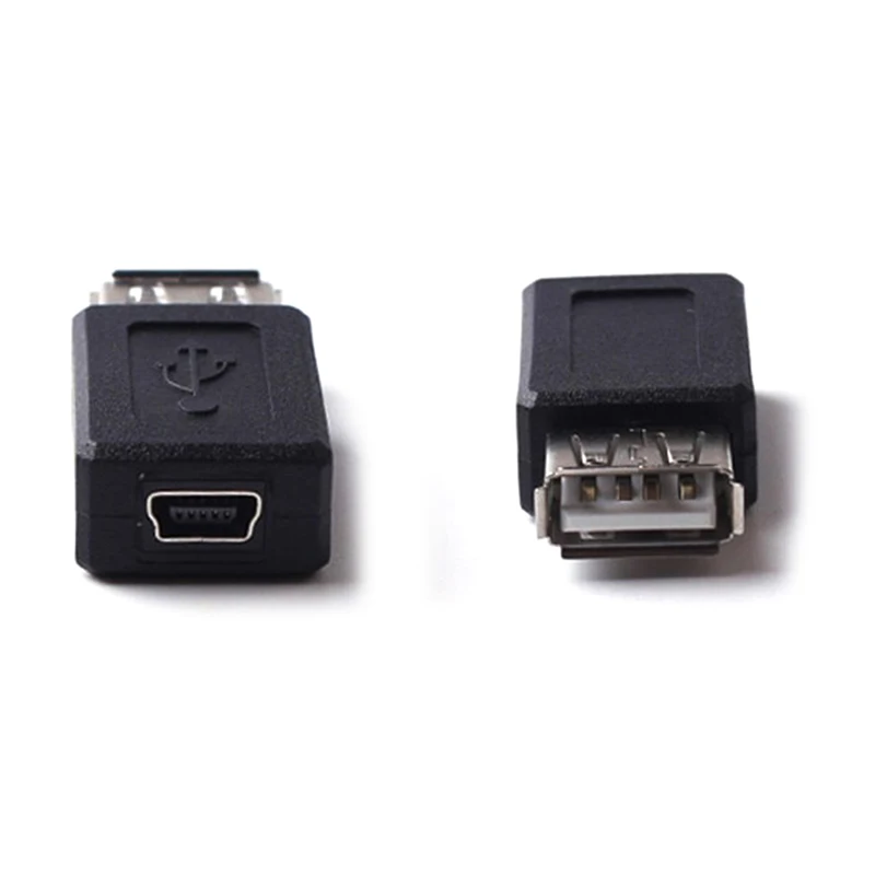USB 2.0 Female to Mini USB Female Converter Adapter Plug USB 2.0 to Micro USB Connector Female To Female Adapter