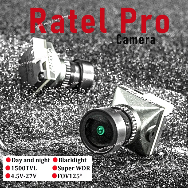 

CADDX Ratel PRO FPV камера 1500TVL 16:9/4:3 NTSC/PAL FOV125 ° Ночная камера Blacklight для гоночного дрона FPV