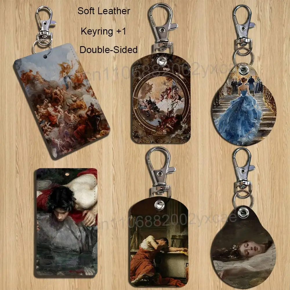 

Art Aesthetics R-Renaissance Holder For Bank Business Work Card Holder Student Card Case Bus Card Keychain