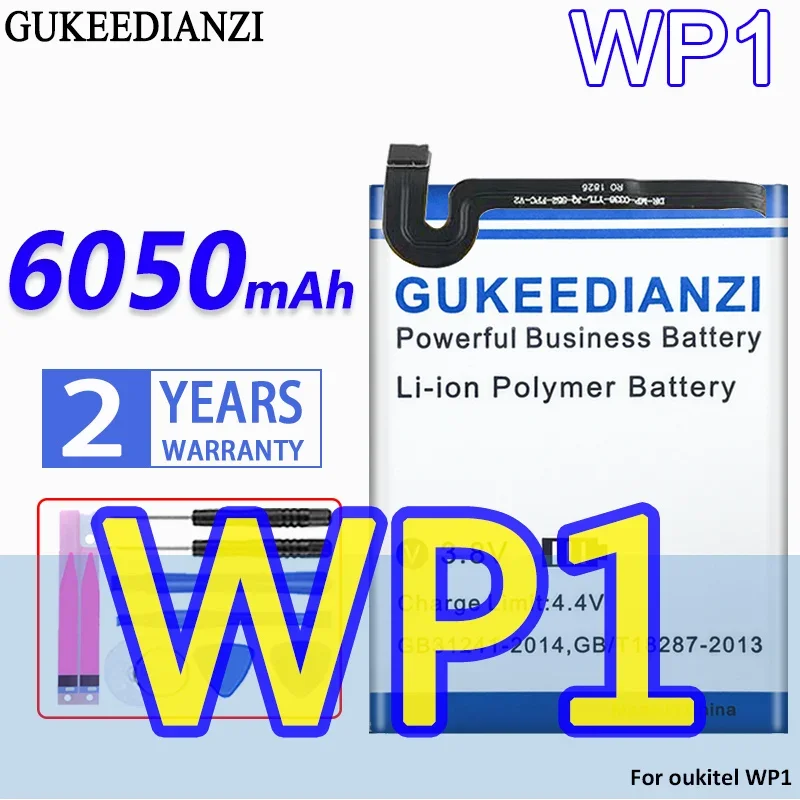 

Аккумулятор большой емкости GUKEEDIANZI 6050mAh для oukitel WP1 Bateria