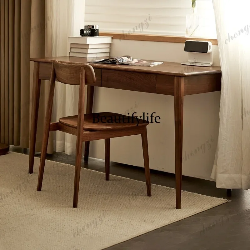 A139 North American black walnut desk simple modern study table household solid wood painting and calligraphy table