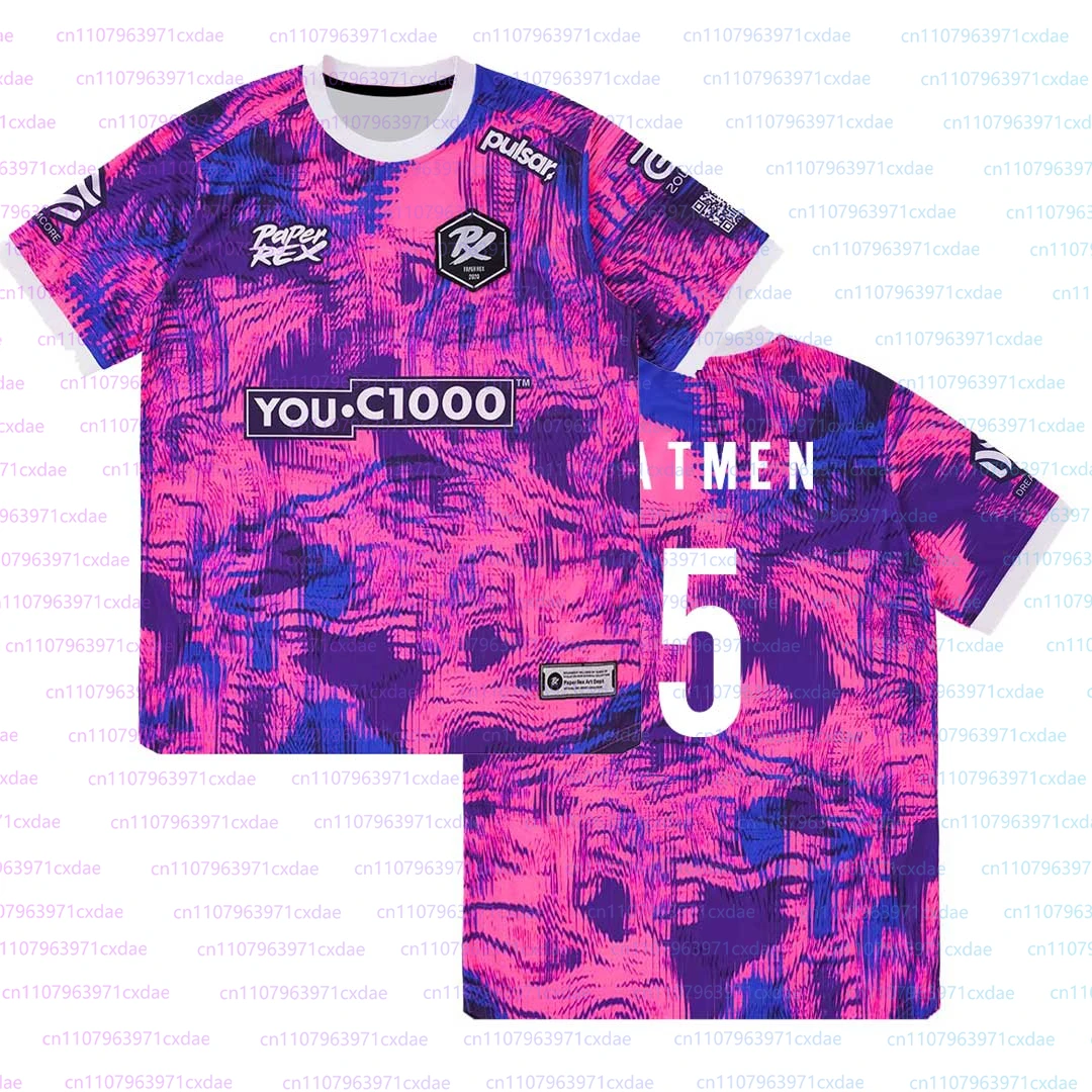 Paper Rex DinoGlitch Jersey 2025_2026 Series Uniform VALORANT Esports Club PRXFamilyMatching F0RSAKEN Streetwear T-shirts