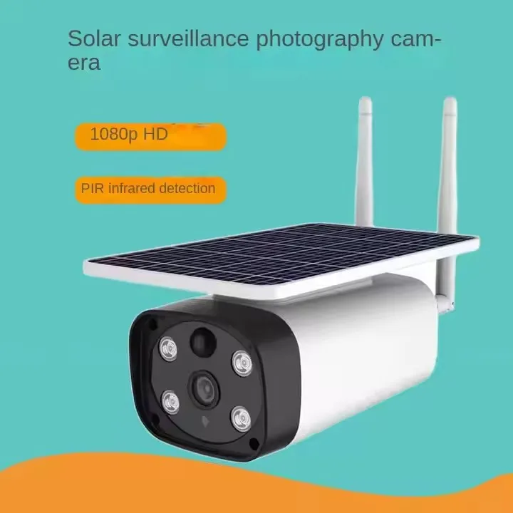 Solar 4G/WiFi Security Camera 1080P: IP67 Waterproof, Starlight Night Vision, PIR Alerts, 2-Way Audio, SD/Cloud Storage