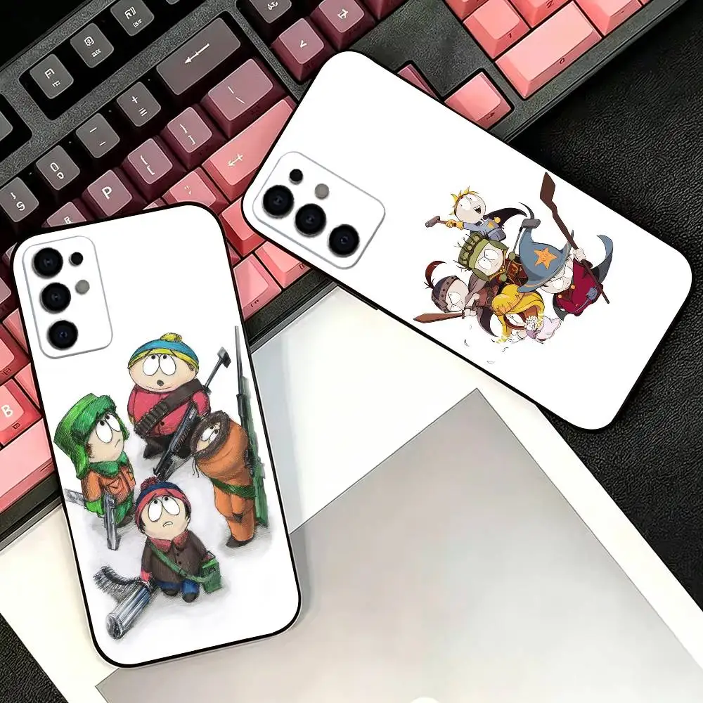 Cartoon S-South-Park Phone Case For Samsung S26,25,24,21,22,21,20,10,9,8,7,6,Ultra,Plus,Fe, Lite Black Cover