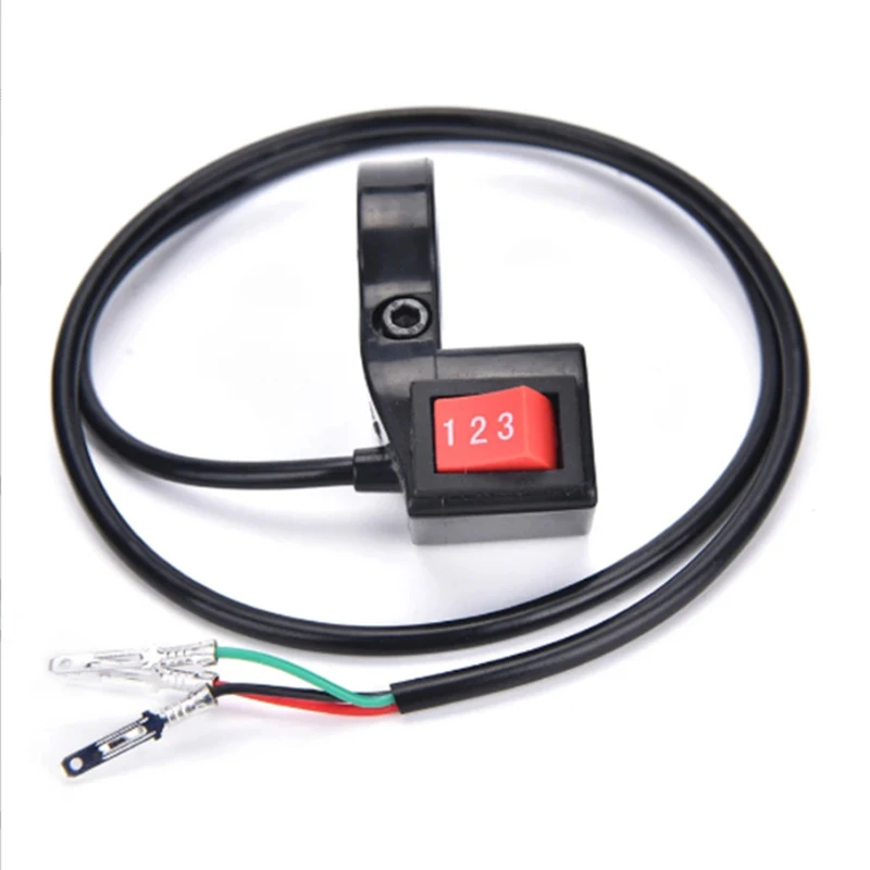 

Universal 1-3 Speed Switch Three Speed Gear Control Button For Electric Bicycle Scooter Controller Adjustment Accessories