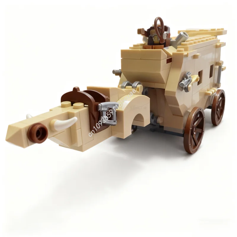 163 قطعة MOC BraveStarr مولي ستراتو مدرب النموذج الغربي اللبنات العمارة ألعاب إبداعية فكرة الطوب هدايا عيد الميلاد