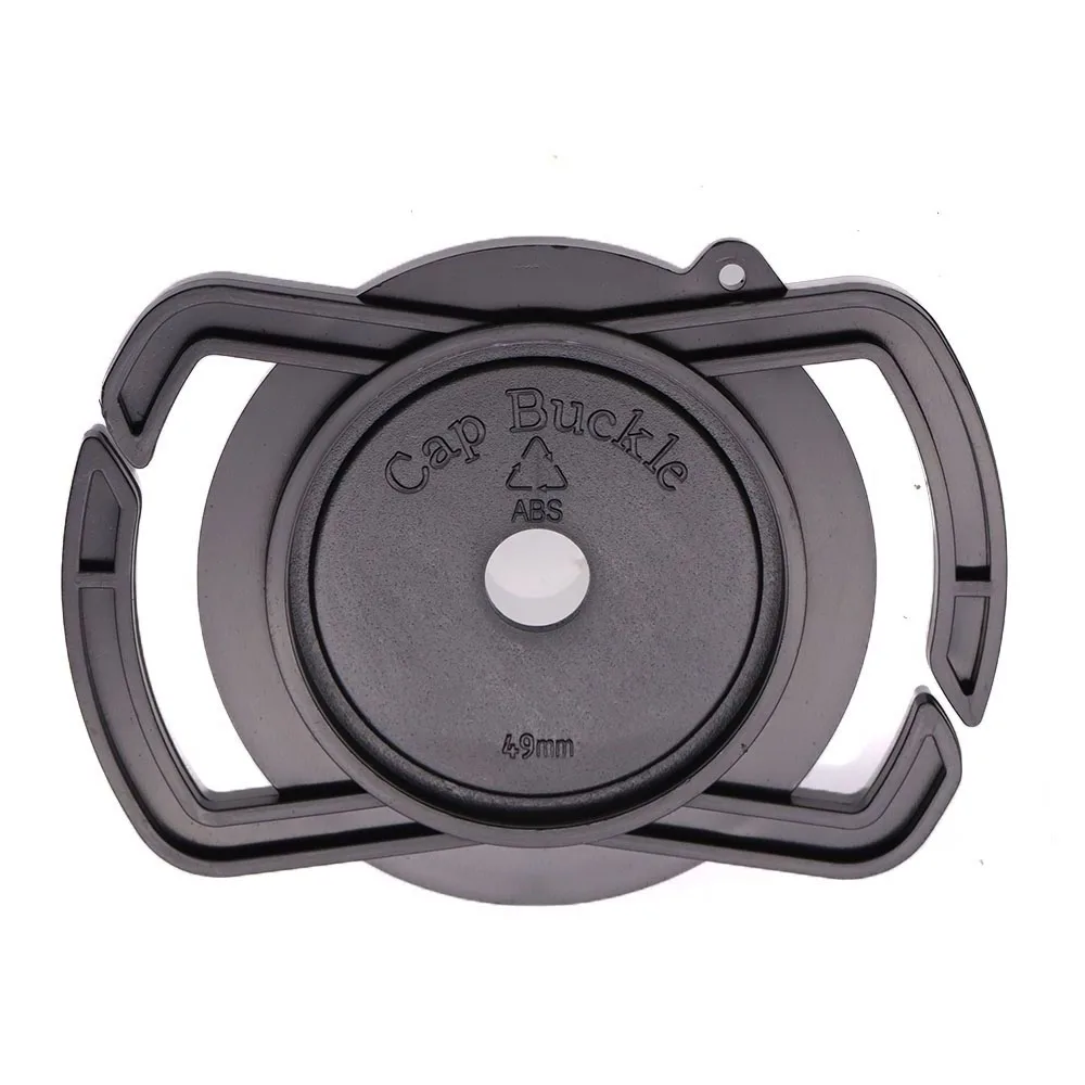 カメラバックル付きレンズキャップ,キーパーストラップ,ユニバーサル,ケープバックル,40.5mm,49mm,62mm