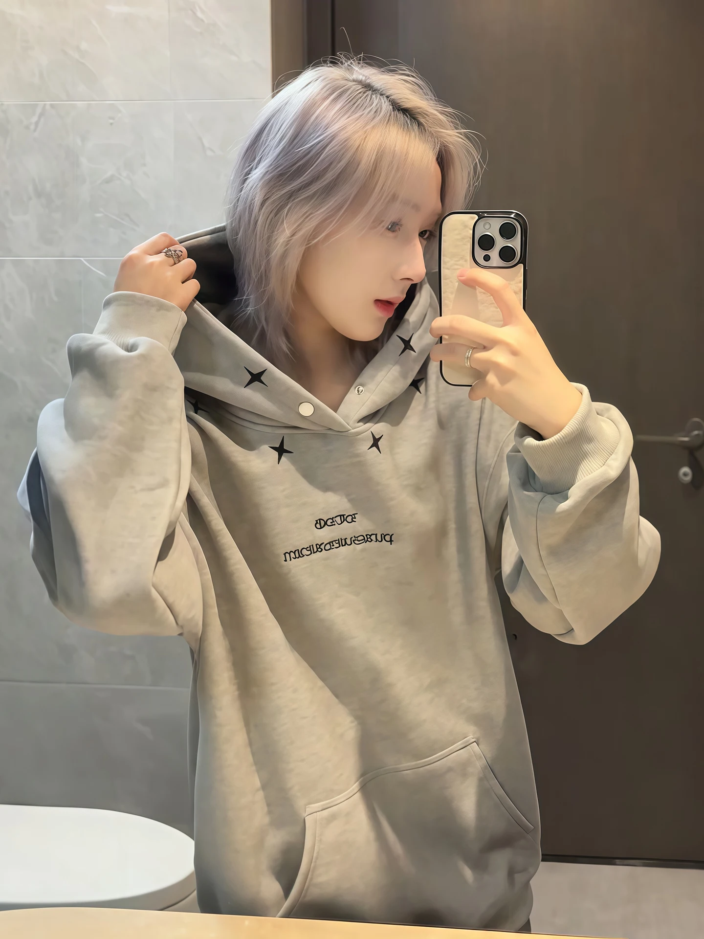 

Cleanfit Embroidered Hoodie Sweatirt Men Women Autumn Winter Thiened Fce Button American Sle Heavyweight Hardwearing...