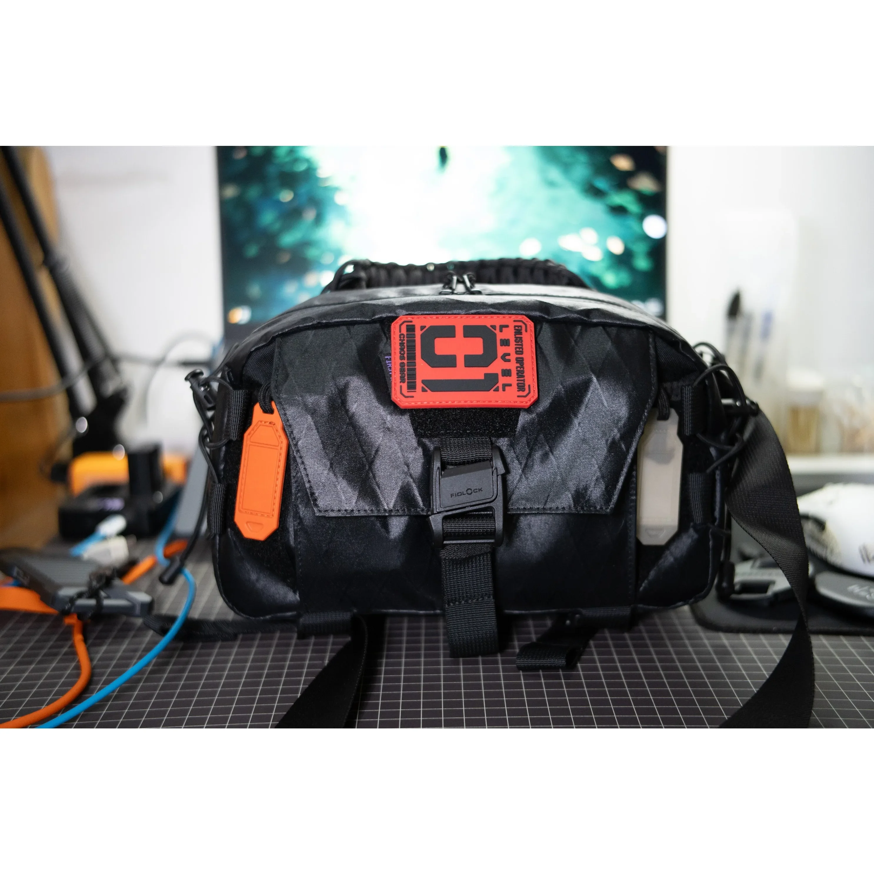 firstwolf-queyue-ii-sling-bag-tactical-edc-crossbody-chest-pack-with-quick-detach-magnetic-buckle-model-dgm-02