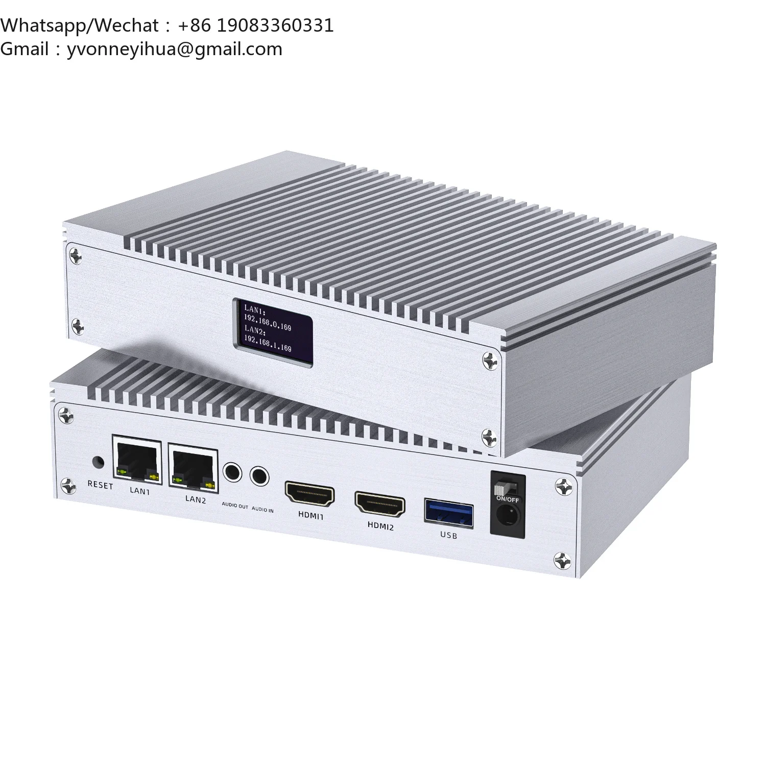Unisheen Customizable 2 Channel HDMI 4k60 SRT UTP HTTP RTSP RTMP RTMPS HLS FLV UDP Video Decoder