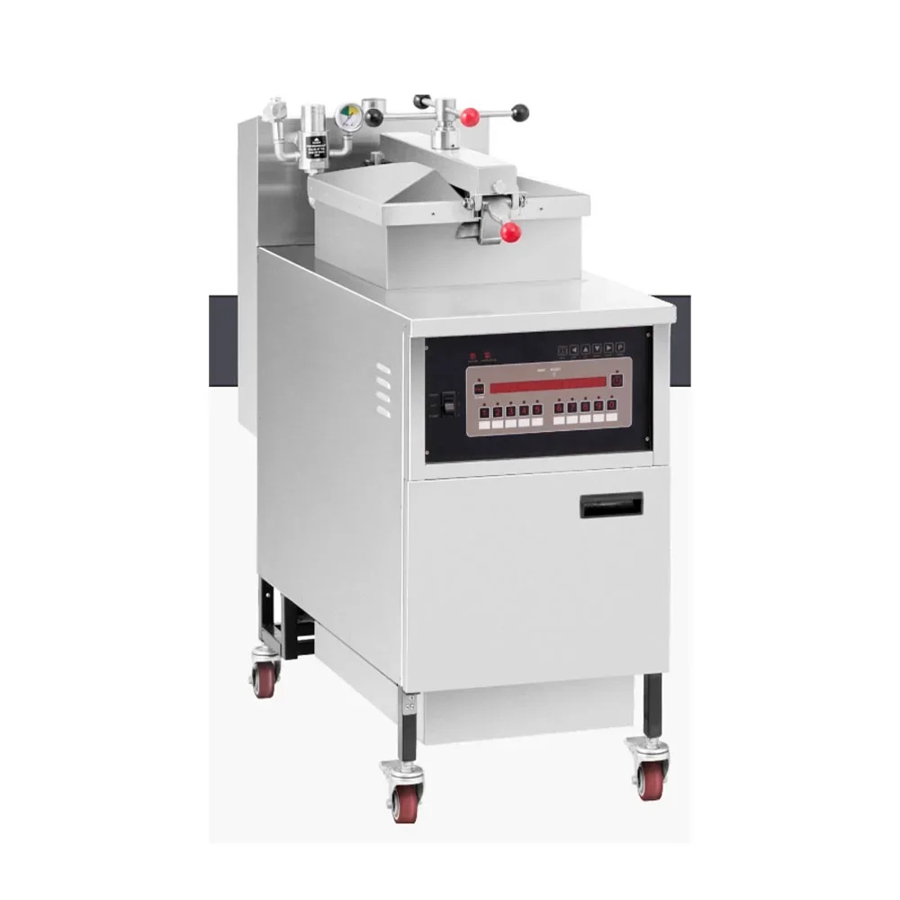 

304 Stainless Steel Fast-food Shop Electric Deep Pressure Fryer Fried Chicken Electric Pressure Oil Pump Filter Fryer