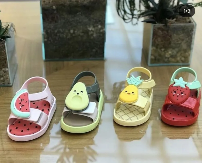 Summer Children\'s Fruit Sandals Baby Girls Cute Fragrant Jelly Kids Boys Non-slip Beach Shoes Toddlers Shoes HMI042